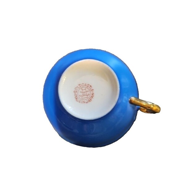 VTG Goldcastle Tea Cup Cobalt Blue Gold Rim/Handle Japan - Picture 5 of 6